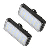 2 PCS DC12V / 1.5W/ 6000K / 100LM Car LED License Plate Light 18LEDs SMD-3528 Lamps for Lexus(White Light)