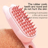 Electric Pet Grooming Brush with Spray - Purple