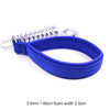 Short Bungee Dog Lead with Foam Handle - Medium/Large - Blue - 40cm