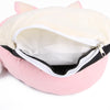 Luxury Nordic Cat Bed, M, Washable, Deerskin & Plush