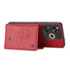 For Xiaomi Poco F6 Double Buckle Card Slots Magnetic Phone Case(Red)