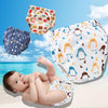6 Layer Baby Diaper Waterproof  Reusable Cloth Diapers Baby Cotton Training  Underwear Pants Diaper L12-18KG(Camera)