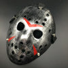 Halloween Party Cool Thicken Jason Mask(Silver)