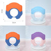 Shampoo Earmuffs Silicon Infant Wash Bath Cap Child Washing Hat(Orange)