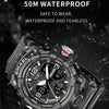 SMAEL 8008 Outdoor Sports Multifunctional Waterproof Luminous Men Watch(Rose Gold)