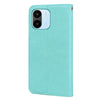 For Xiaomi Redmi A1/A2 Rose Embossed Flip PU Leather Phone Case(Green)