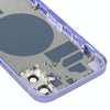 iPhone 12 Back Housing Cover, SIM Tray, Keys, Lens (Purple)