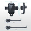 L005L+M013 Car Suction Cup Phone Holder(Black)