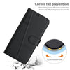 For Samsung Galaxy A36 5G Stitching Calf Texture Buckle Leather Phone Case(Black)