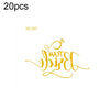 20 PCS Waterproof Bachelor Party Hot Stamping Wedding Bridal Tattoo Stickers(VC-227)