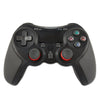 Rubberized Wireless Game Controller Bluetooth Handle for PS4 Host(black B)