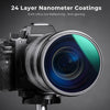 K&F CONCEPT SKU1553 82mm ND8 ND64 CPL Polarizer Lens Filter with Multi Layer Nano Coated