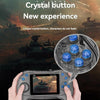 Q8 Handheld Game Console 3.0 Inch Screen Support TV Connection Built In 800 Games Singles Transparent Purple