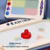 Children Drawing Board Magnetic Writing Board Colorful Baby Doodle Board Toy, Color: Small Green