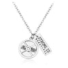 Sport Barbell Dumbbell Pendant Jewelry Lover Friend Bodybuilding Necklaces for Men Women(N252)