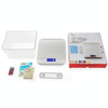 Stainless Steel Small Food Electronic Scale Kitchen Portable Baking Electronic Scale, Colour: 5kg/1g (Battery Model White)
