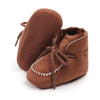 D2245 Winter Warm Baby Cotton Boots Plus Velvet Thickened Baby Walking Shoes, Size: 11cm(Brown)