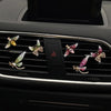 3pcs/set Metal Butterfly Dragonfly Bee Car Air Vent Aromatherapy Decorative Clip(Green)
