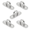 5 PCS 5mm 304 Stainless Steel Ship Oval Door Hinges Buckle