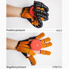 Intelligent Robotic Rehabilitation Glove Equipment, With UK Plug Adapter, Size: L(Right Hand Brown)