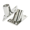 Thicken 316 Stainless Steel 60-Degree Square Tube Base Marine Boat Hardwares, Specifications: 22mm