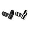 For Suzuki 2023 Spacia MK54S MK94S Right-hand Drive Accelerator Pedal Sticker(Brushed Silver)