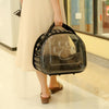 Foldable Transparent Pet Carrier Bag, Small, Pink