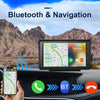 P701S 7 inch Portable Touch Display Wireless Car Navigator Smart CarPlay Bluetooth Reversing Image