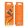 Borofone BL18 AUX Silicone Audio Cable, 3.5mm to 8 Pin Cable(White)