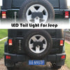 1 Pair 15W DC 12V IP67 4 in 1 Car LED Tail Lights / Driving Lights / Brake Lights/Turn Reverse, European Version