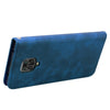 For Xiaomi Redmi Note 9S Frosted Business Magnetic Horizontal Flip PU Leather Case with Holder & Card Slot & Lanyard(Blue)