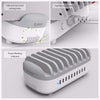 ORICO DUK-10P 120W 10 USB Ports Smart Charging Station with Phone & Tablet Stand, US Plug(Black)