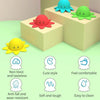 Double Expression Flip Dolls Octopus Silicone Unzip Toys, Height: 4.9cm(Yellow)