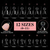 600pcs /Box Ultra Short False Nail Tips Extension Clear No Scratch Traceless Frosted Manicure Salon, Style: Shape 01
