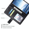 For Samsung Galaxy Note 8 Skin Feel Splicing Horizontal Flip Leather Case with Holder & Card Slots & Wallet & Photo Frame(Black)