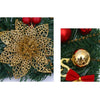 Christmas Decoration Wreath Garland Rattan Door Hanging, Specification: Double Bell Gift Pack