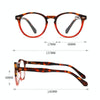 Retro Flexible Durable Portability HD Presbyopic Glasses +400(Yellow)