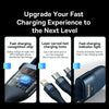 Baseus Flash Series II 1.5m 3 in 1 Type-C to Micro USB + 8 Pin + Type-C 100W Fast Charging Cable(Blue)