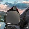 3R 3R-157 2 in 1 Car Auxiliary HD Blind Spot Mirror with Carbon Fiber Texture Rain Shield, Style:Round Shape
