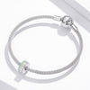 S925 Sterling Silver Round Colorful Beads DIY Bracelet Necklace Accessories