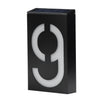 0.36W Solar Powered Wall Mount 6 LEDs Lighting Doorplate Lamp House Number Porch Lights with Solar Pannel(9)