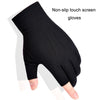 Outdoor Bicycle Riding Fishing Gloves Thin Breathable Anti-UV Sports Ice Silk Gloves, Style: Men Full Finger Gray