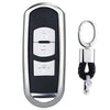 Electroplating TPU Single-shell Car Key Case with Key Ring for Mazda 3 AXELA / CX-8 / CX-5 / CX-4 / 6 ATENZA (Silver)