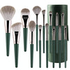 Soft Wooden Handle Makeup Brush Beauty Tools, Specification: With Brush Bucket