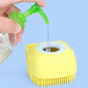 Dog Bath Brush Glove with Shower, Silicone Pet Massage Glove (Random Colour)