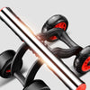 HT01 Automatic Rebound Four-Wheel Silent Abdominal Wheel Exercise Fitness Equipment, Specification:With Kneeling Pad