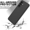 For Samsung Galaxy A36 Pure Color Liquid Silicone Shockproof Full Coverage Phone Case(Black)