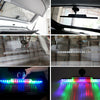 Solar Anti Collision Cupule Ranger Lamp Car Taillight LED Flash Warning Light Caution Light(Colorful Light)