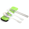 Three-Piece Outdoor Cutlery(Fluorescent green)
