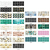 20 PCS 10cm PVC Crystal Covered Film Geometric Pattern Tile Wall Sticker(TS245)